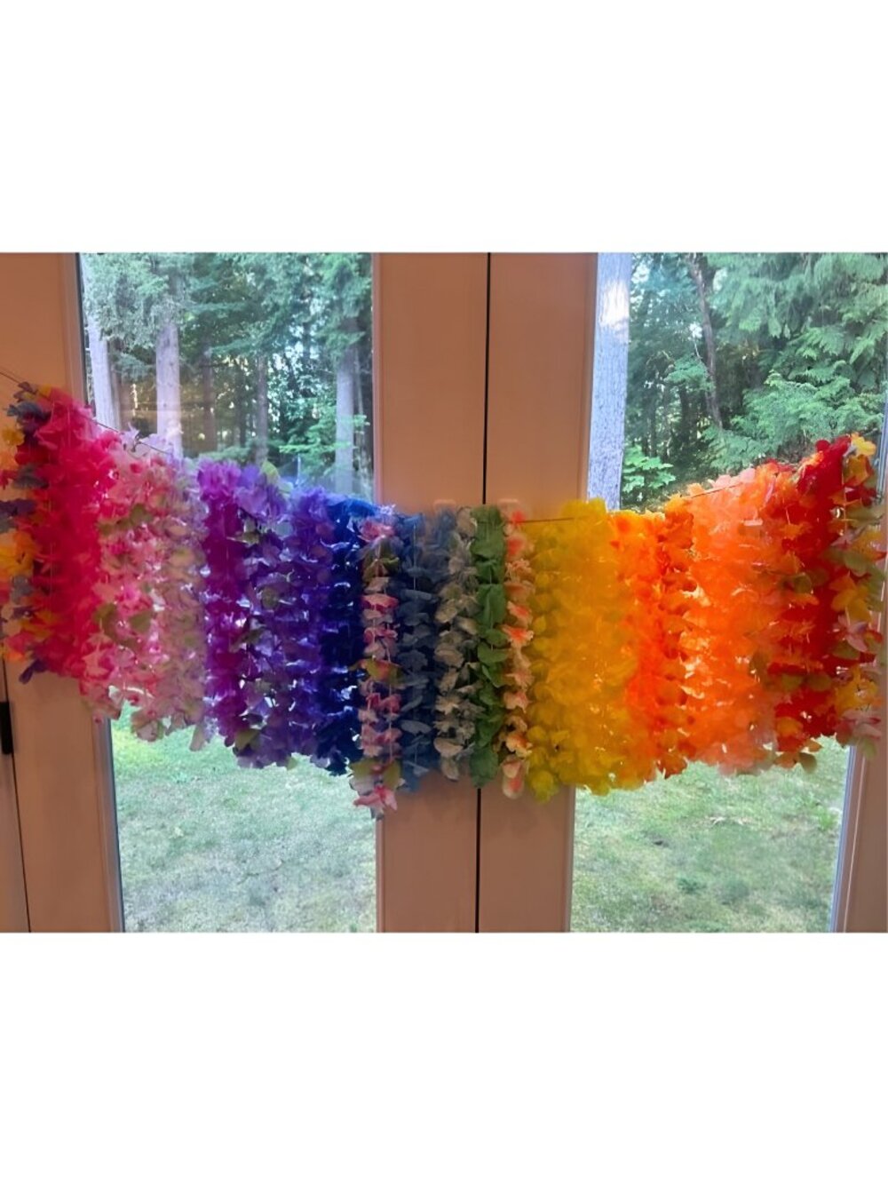 Toy 36 Counts Hawaiian Leis Bulk, Tropical Flower Lei Hawaiian Lei Beach